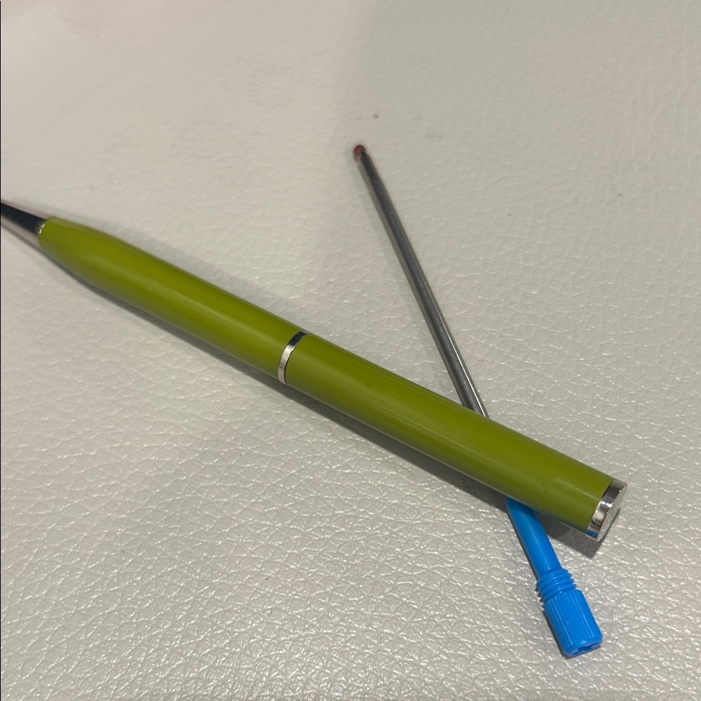 Coach Lime Green Pen with Silver Cap - Picture 6 of 6